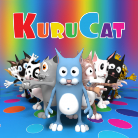 couverture jeu vidéo KuruCat the Dancing Cat. Music game. Rhythm and fun for children