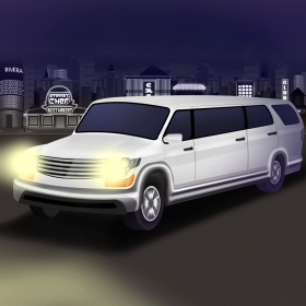 couverture jeu vidéo L.A. Limousine Services : Jeu de conduite pendant la nuit à Los Angeles - Gold