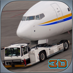 couverture jeu vidéo L'aéroport réel simulateur de devoir de camion 3D