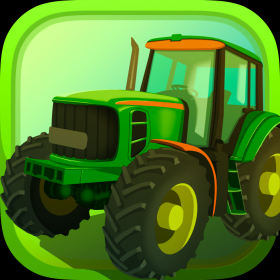 couverture jeu vidéo l'agriculture avec rodéo tracteur tirant!