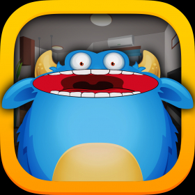 couverture jeu vidéo L'attaque du Monstre de Cookies – Lancer de Friandises