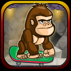 couverture jeu vidéo L'aventure folle des singes - L'évasion des mines du singe de la caverne LX