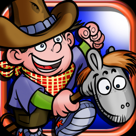 couverture jeu vidéo L'Ouest de cowboy Enfant - Falling Boîte Vitesse Défi - Full Version