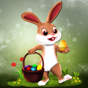 couverture jeu vidéo La Chasse au Trésor de Pâques: Le Lapin qui doit Ramasser les Oeufs en Sautant - Édition Gratuite