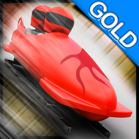 couverture jeu vidéo La course de bobsleigh : un sport d’hiver sur une piste glacée – édition gold