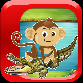 couverture jeu vidéo La légende du saut de survie du singe – Une aventure d'alligator