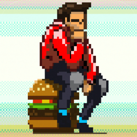 couverture jeu vidéo LA Runaway - Flappy Burgers Sky Jump