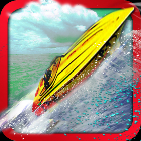 couverture jeu vidéo La vitesse du bateau Racing 3D