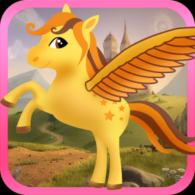 couverture jeu vidéo Labyrinthe de la licorne aérien – Jeu de planeur : Royaume magique payé