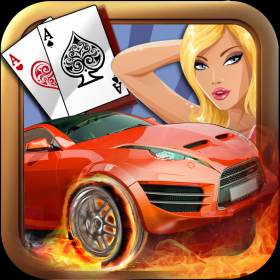 couverture jeu vidéo Las Vegas Strip Drag Race for Money : Play your cards right to win the hot car race