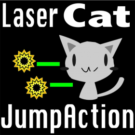 couverture jeu vidéo Laser Cat's Jump Action HD