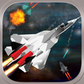 couverture jeu vidéo Laser Jet Fighter – Destroy Galactic invaders By Mulverick Apps