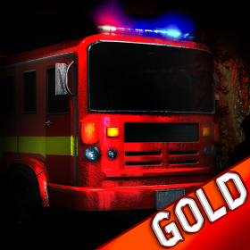 couverture jeux-video Le camion de secours des pompiers : Véhicule d’urgence des pompiers au 911 – édition gold