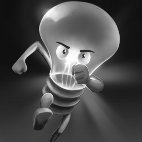 couverture jeu vidéo Le coureur de l&#039;ampoule - Jeu de course sans fin