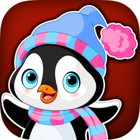 couverture jeu vidéo Le fracas de petits pingouins – Esquive épic de boules de neiges tombant