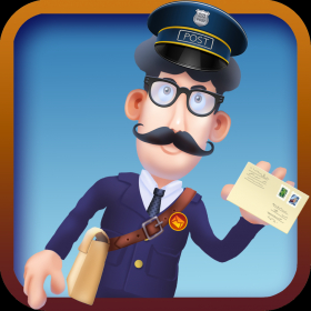 couverture jeu vidéo Le Gentil Facteur et son Cool Cat - Gratuit S'habiller Jeu Pour Les Enfants