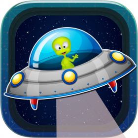couverture jeu vidéo Le jeu des aventures des extraterrestres volants - la bousculade dynamique du labyrinthe de l'espace