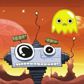 couverture jeu vidéo Le Martien Rover Alien Attack de Skill - PRO - Extreme OVNI Tourelle Destroyer