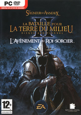 couverture jeu vidéo Le Seigneur des anneaux : Bataille pour la Terre du Milieu II - L&#039;Avènement du roi-sorcier