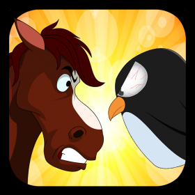 couverture jeu vidéo Le Vieux cheval contre les oiseaux de feu venus de l&#039;espace : jeu de défense de base