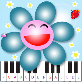 couverture jeu vidéo Learn To Play Music - Learn about Natural Notes, Sharps, Flats &amp; Piano Play Along!