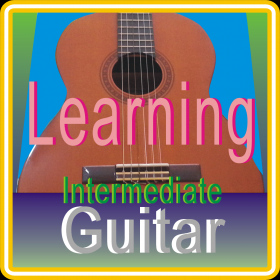 couverture jeu vidéo Learning Guitar intermediate level
