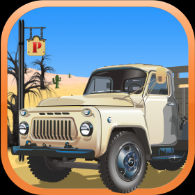 couverture jeu vidéo légendes de le désert dérive camion stationnement manie édition de diamant