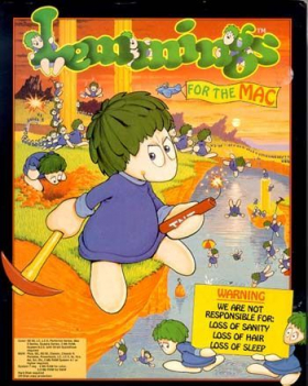 couverture jeux-video Lemmings for the Mac