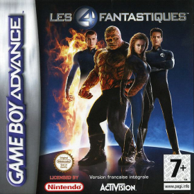 couverture jeu vidéo Les 4 Fantastiques