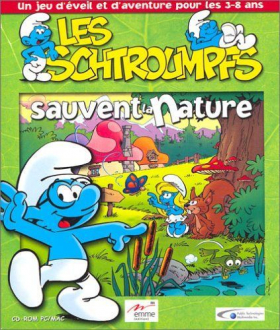 couverture jeu vidéo Les Schtroumpfs sauvent la nature