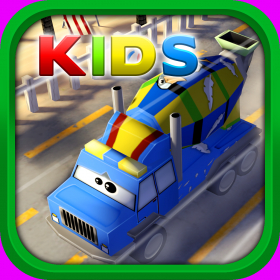 couverture jeu vidéo Little Mixer Truck in Action Kids: 3D Cartoonish Construction Driving Game for Kids