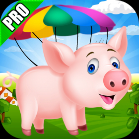 couverture jeu vidéo Little Piggy Pro - Oink Oink - Porcs Sport Parachute Glide!