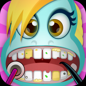 couverture jeux-video Little Pony Magic Bubble-Gum Amitié Make-Over Game Dentiste