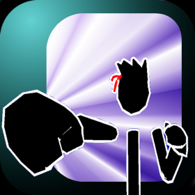 couverture jeu vidéo Little rhythm Karate Stick man