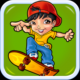 couverture jeu vidéo Little Subway Skate Heroes - Rail Surfers Racing Rush (Pro Version)