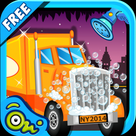 couverture jeu vidéo Little Truck Wash – Fun Crazy vehicle washing up kids Girls