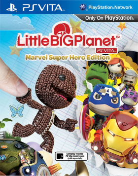 couverture jeu vidéo LittleBigPlanet PlayStation Vita : Marvel Super Hero Edition
