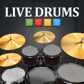couverture jeu vidéo Live Drums