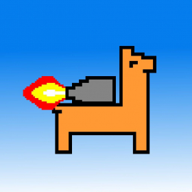 couverture jeu vidéo LLamarama - featuring Kyle the LLama