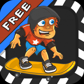 couverture jeu vidéo Longboard Larry - Free Street Surfing Skate-board Game