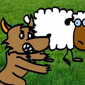 couverture jeu vidéo loup en colère contre petit mouton gratuit