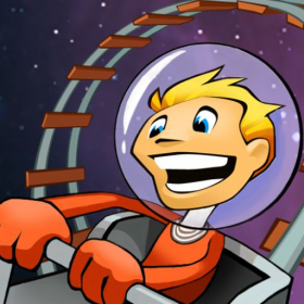couverture jeu vidéo Lunar 3D Rollercoaster Rush
