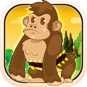 couverture jeu vidéo Lutte bébé gorille Banana - Tirez Nasty Hippos Mania FREE