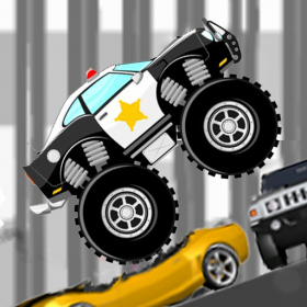 couverture jeu vidéo Mad Smash Cop - Hill Racer