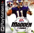 couverture jeu vidéo Madden NFL 2002