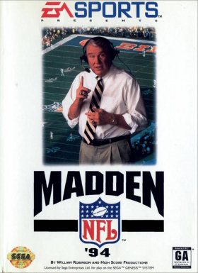 couverture jeu vidéo Madden NFL &#039;94