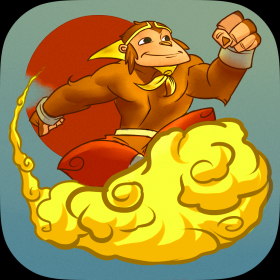couverture jeu vidéo Magic Monkey Vs les géants de Dieu - Flying Legend jeu Original