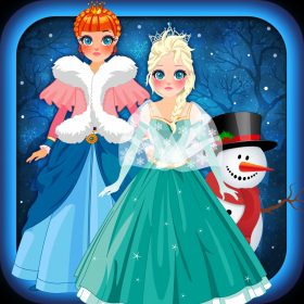couverture jeu vidéo Magie Snow Queen Ice Princess Castle Fashion Game - Ad Free Edition