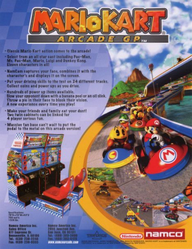 couverture jeu vidéo Mario Kart Arcade GP