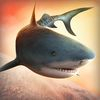 couverture jeu vidéo Mars Sharks Attack . Ovni contre Requin Jeu Drôle
